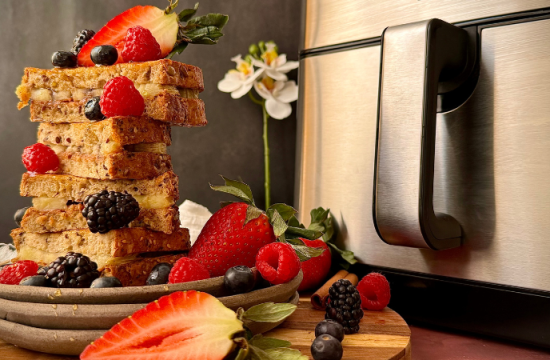 Rețetă frigănele cu unt de arahide și banane la airfryer Halo Air, XL, Breville by Liana Mincioaga