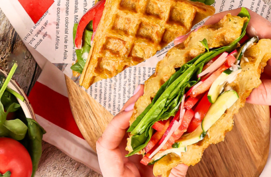 Rețetă Sandwich de post cu gofre din cartofi la aparatul DuraCeramic Breville by Ana Ciornei
