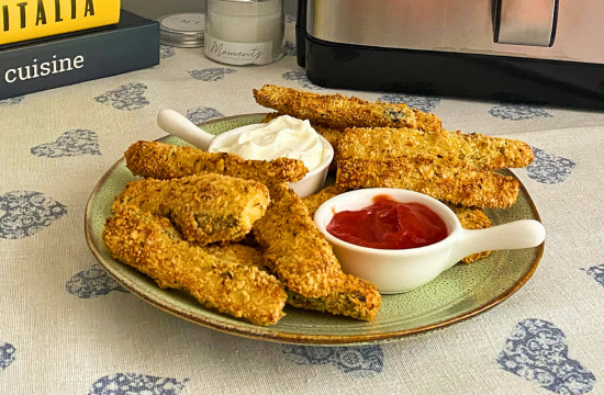 Rețetă bastonașe cu dovleac la airfryer Halo Air, XL, Breville by Flavia Hirișcău