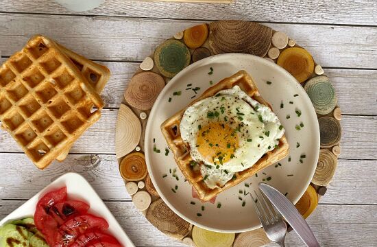 Rețetă gofre croque madame la aparatul DuraCeramic Breville by Flavia Hirișcău