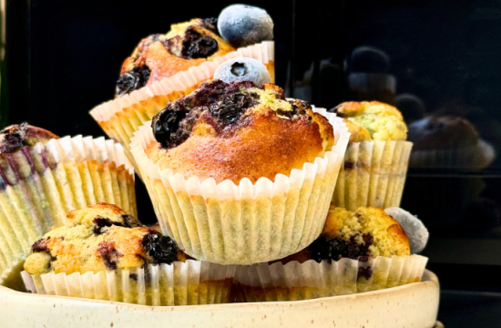 Rețetă muffins cu afine la airfryerul Halo Flexi, Digital, 11L, Breville by Liana Mincioagă