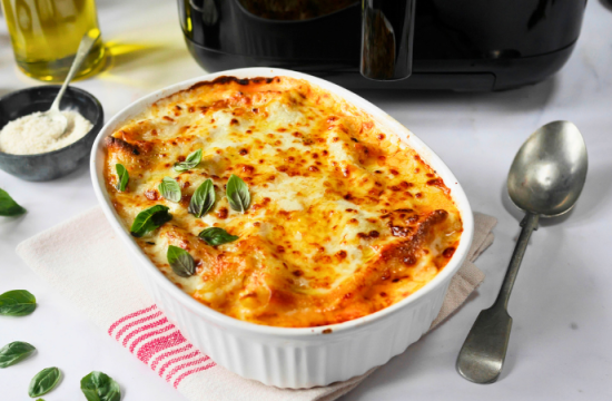 Rețetă Lasagna rapidă la airfryer Halo Steam Digital