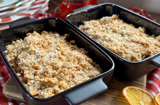 Rețetă crumble de mere la airfryer Breville de 10L by Alexandra Banu