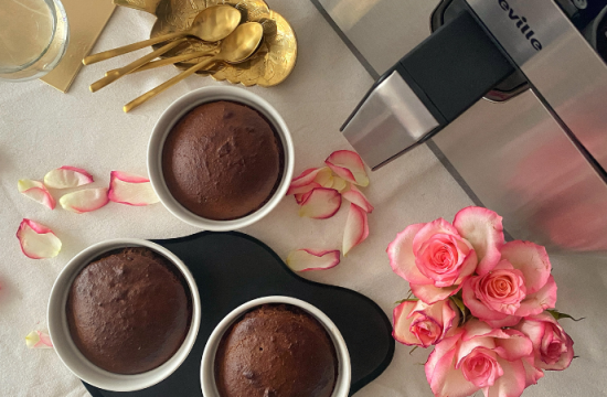 Rețetă brownie fără gluten, lactoză și zahăr adăugat la airfryer Breville Halo Air XL by Flavia Hirișcău