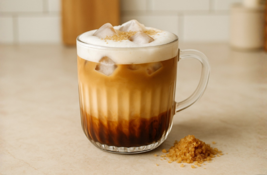 Rețetă Brown Sugar Latte la espressor Barista Signature