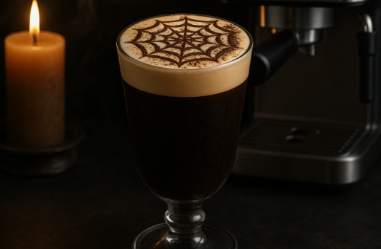 Rețetă de Halloween black mocha la Barista Slimline