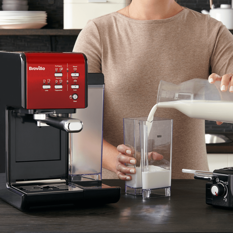 Espressor semi-automat Prima Latte II Roșu