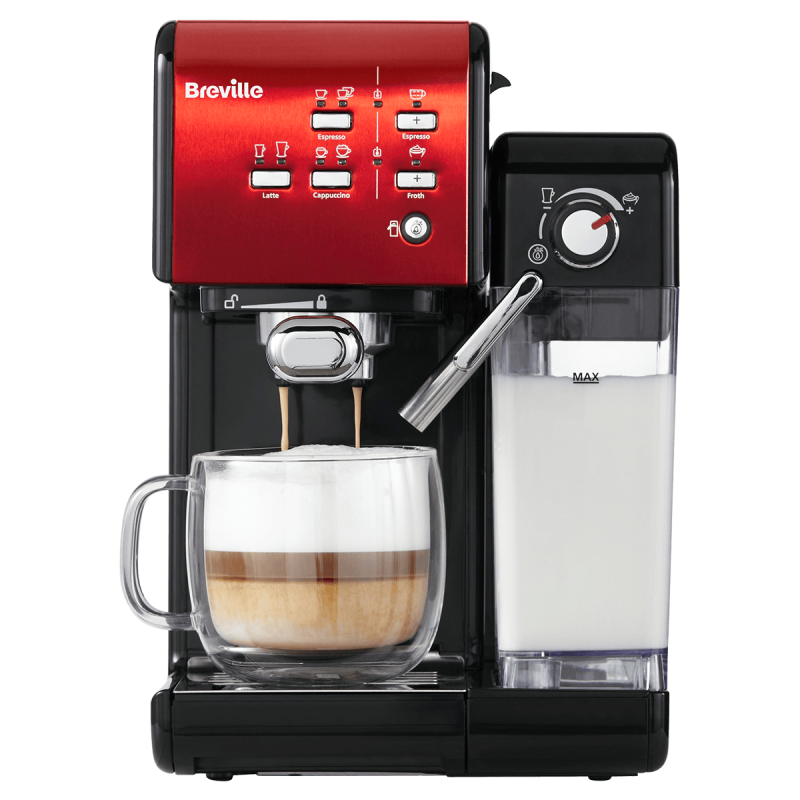 Espressor semi-automat Prima Latte II Roșu