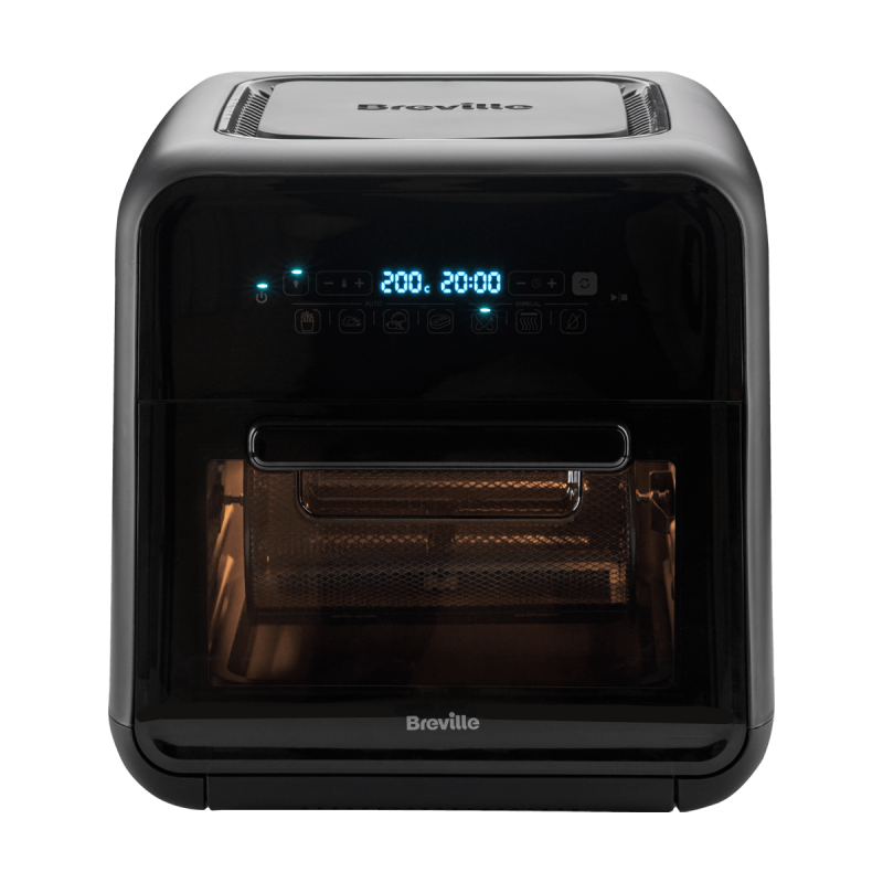 Airfryer, friteuză cu aer cald și rotisor, fără ulei, 10L