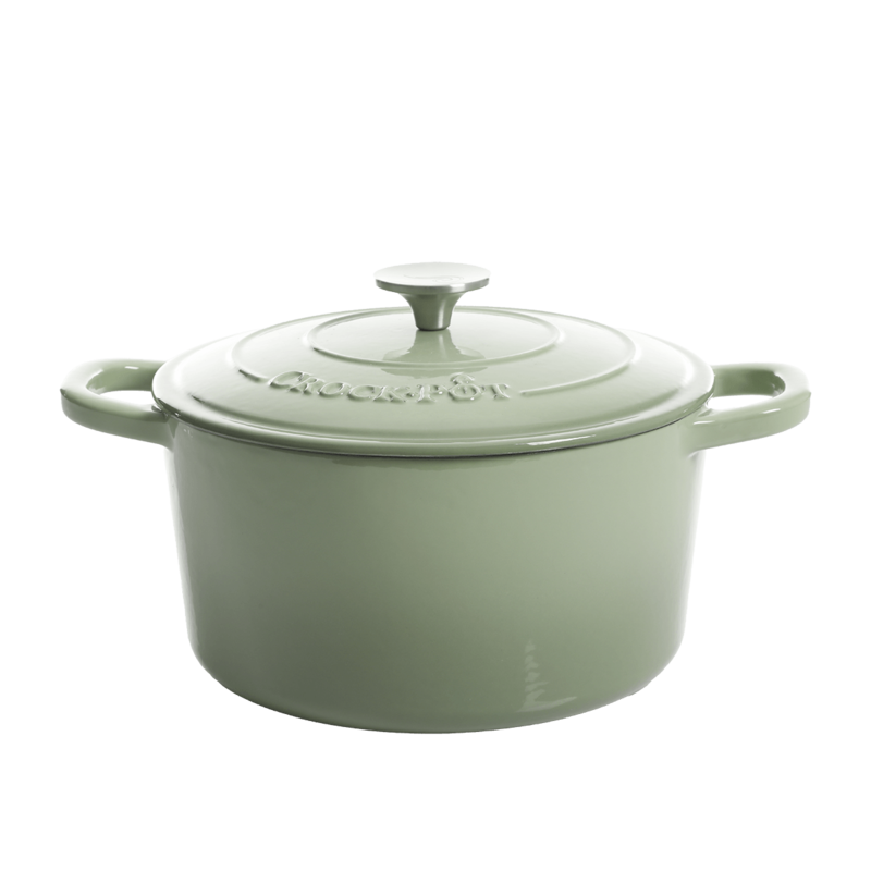 Vas de fontă emailată, 6.6L, rotund înalt, verde fistic