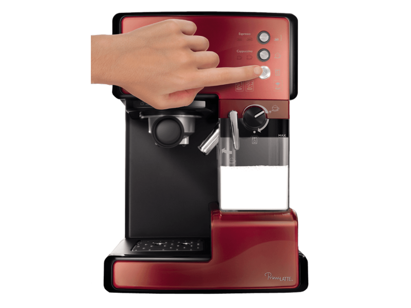 Espressor semi-automat Prima Latte Roșu