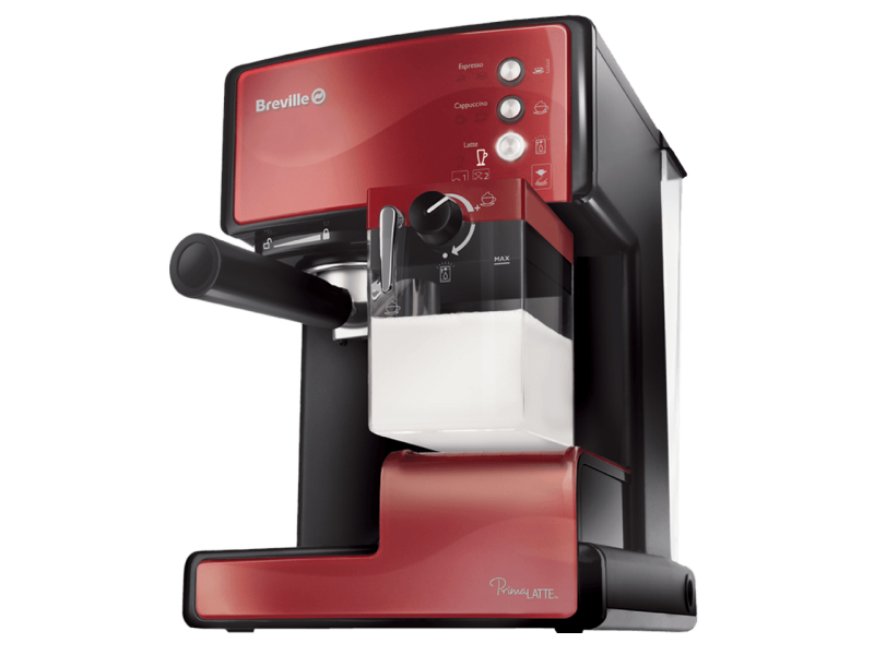 Espressor semi-automat Prima Latte Roșu