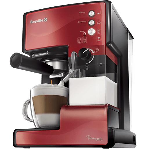 Espressor semi-automat Prima Latte Roșu