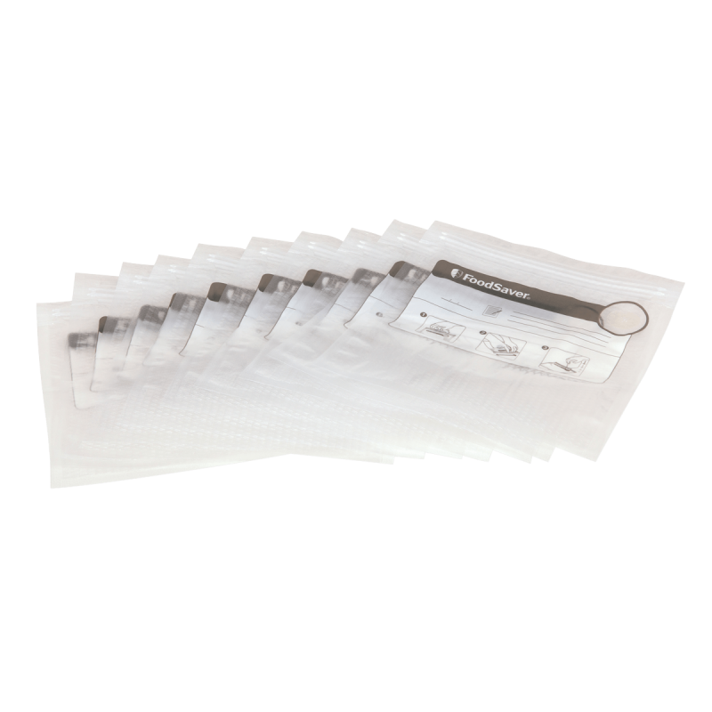 Pachet 26 pungi cu fermoar pentru vidat alimente, 0.95L, 21.5x12.5 cm