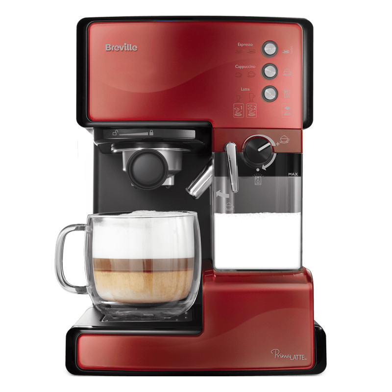 Espressor semi-automat Prima Latte Roșu