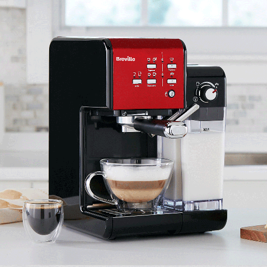 Espressor semi-automat Prima Latte II Roșu
