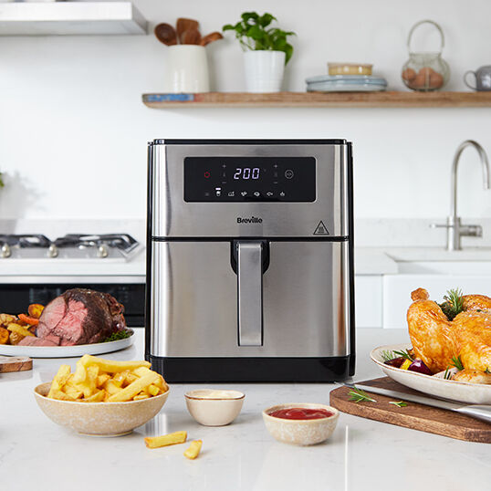 Airfryer, friteuză cu aer cald, Halo Air, XL, Digital, 9L