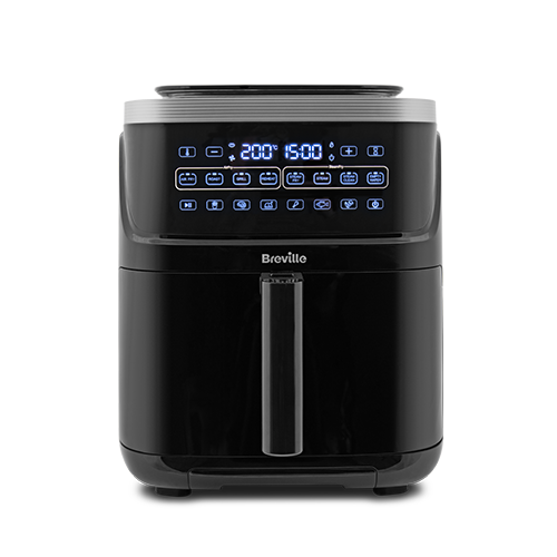 Airfryer, friteuză cu aer cald și funcție de gătire la aburi, Halo Steam Digital, 7L