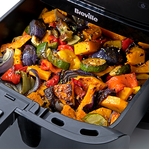 Airfryer, friteuză cu aer cald și funcție de gătire la aburi, Halo Steam Digital, 7L