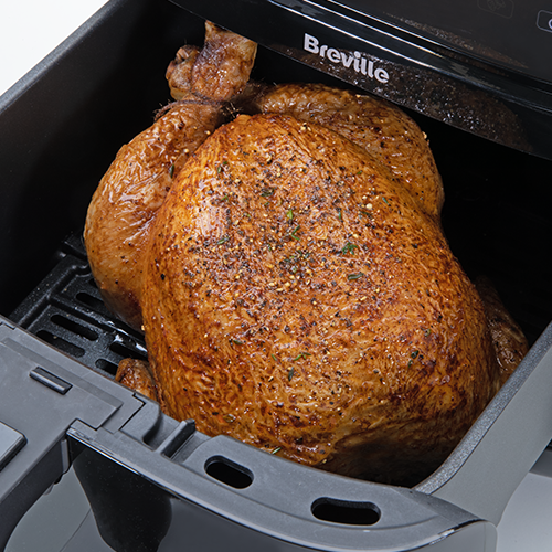 Airfryer, friteuză cu aer cald și funcție de gătire la aburi, Halo Steam Digital, 7L