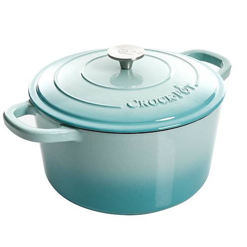 Vas de fontă emailată, 6.6L, rotund înalt, bleu