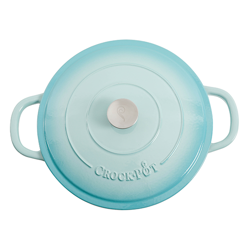 Vas de fontă emailată, 6.6L, rotund înalt, bleu