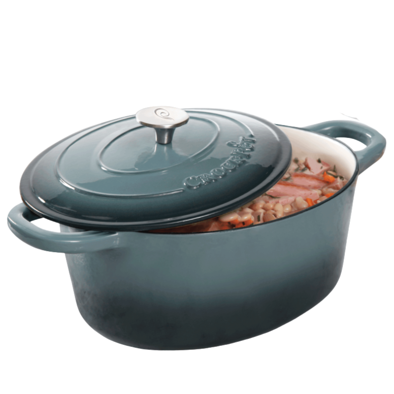Vas de fontă emailată, 6.6L, oval înalt, gri