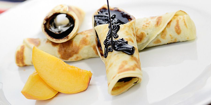Rețetă clătite cu ganache de ciocolată la sandwich maker Panini Breville
