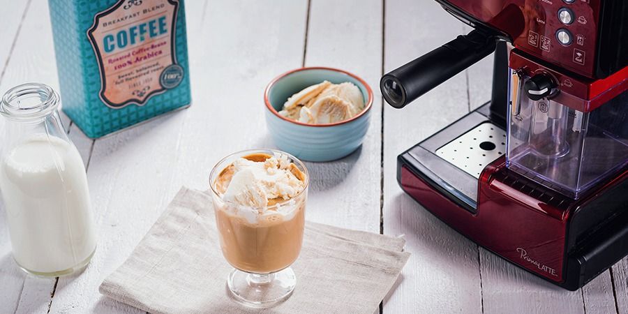 Rețetă Prima Latte Cappuccino cu înghețată de caramel