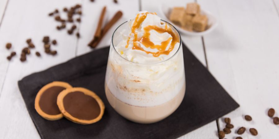 Rețetă - Caffe latte cu cremă de dovleac