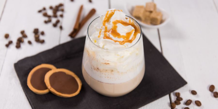 Rețetă Caffe Latte cu cremă de dovleac