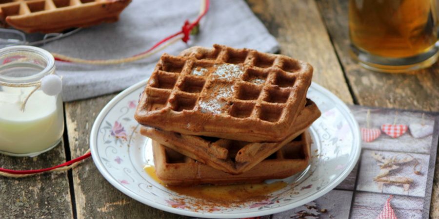 Rețetă vafe cu aromă de turtă dulce by Lauras Sweets la Waffle Makerul DuraCeramic