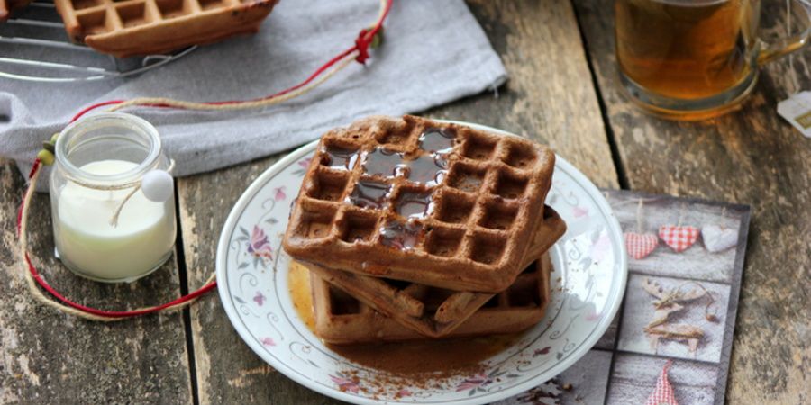 Rețetă vafe cu aromă de turtă dulce by Lauras Sweets la Waffle Makerul DuraCeramic