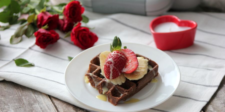 Rețetă Vafe cu rom și căpșuni by Lauras Sweets la Waffle Maker DuraCeramic