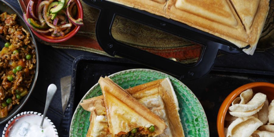 Rețetă Plăcințele Samosas cu carne de miel la Sandwich-Maker Extra Deep Fill Breville