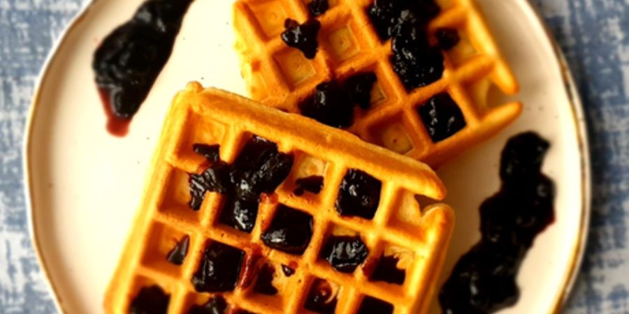 Rețetă waffles pufoase și aromate la Aparat de Gofre Duraceramic Breville by Prințesa Urbană