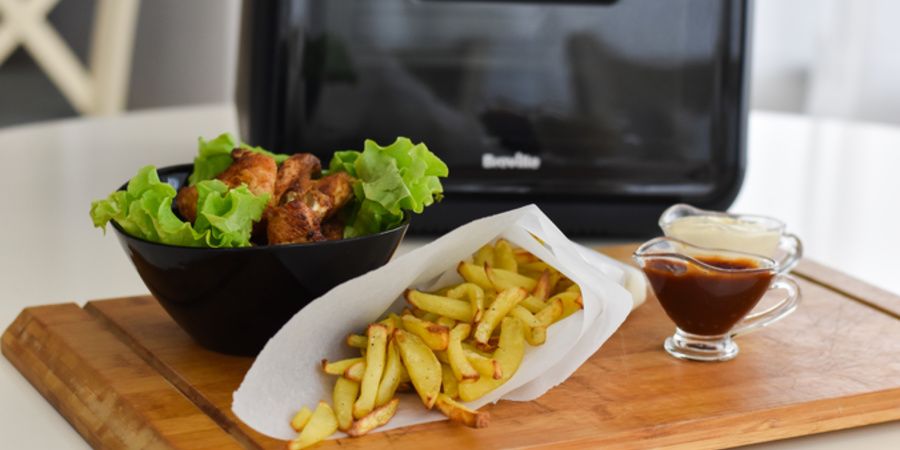 Rețetă aripioare crocante de pui la Breville Air Fryer, friteuza-cuptor cu aer cald by Rețete Papa Bun