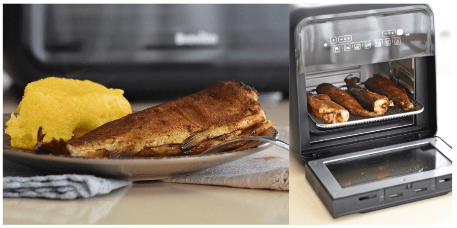 Rețetă păstrăv la Breville Air Fryer, friteuză-cuptor cu aer cald by Rețete Papa Bun