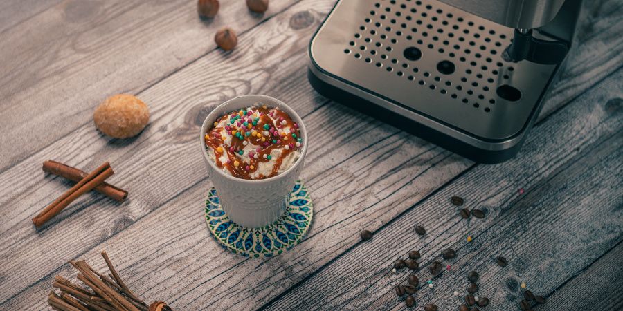 Rețetă Caramel Cookie Cappuccino la espressorul Breville Bijou Barista by Adrian Cărădeanu