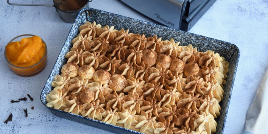 Rețetă Pumpkin Spice Tiramisu cu cafea pregătită la espressorul Prima Latte by Carte de rețete