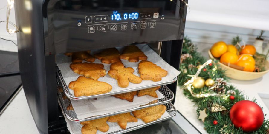 Rețetă turtă dulce cu merișoare la air fryer Breville by Prăjiturela