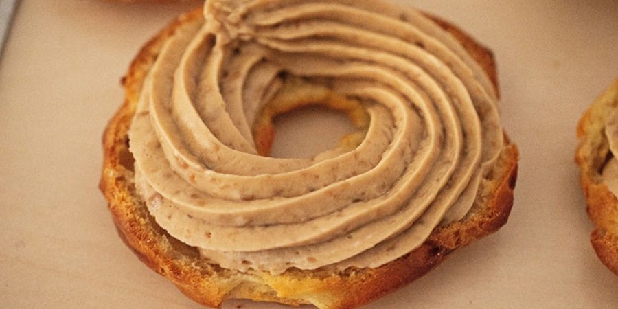 Rețetă Mini Paris Brest cu cafea pregătită la espressrul Breville Barista Bijou by Dulciuri Fel de Fel