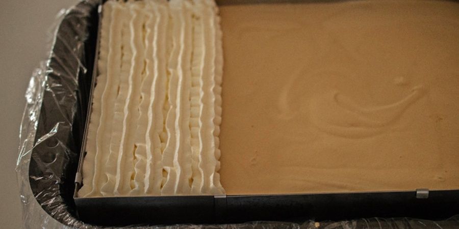 Rețetă prăjitură Boema cu cafea proaspăt pregătită la espressorul Breville Prima Latte III by Dulciuri Fel de Fel