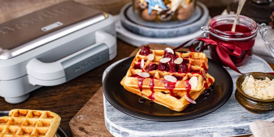 Rețetă waffles cu gust de portocale la aparatul pentru gofre Breville DuraCeramic by Ciocolată și Vanilie