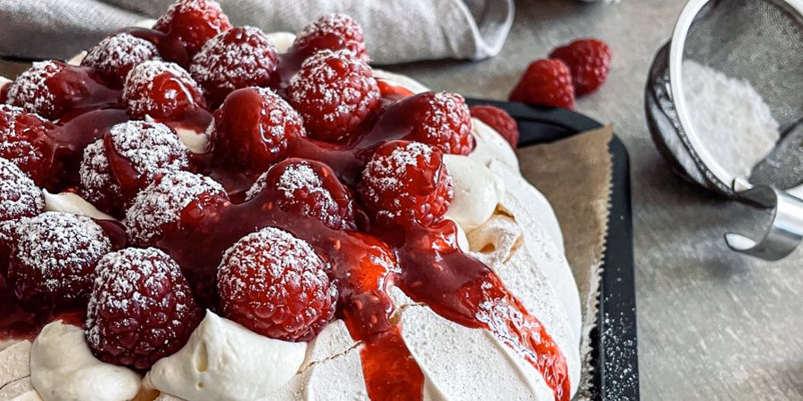 Rețetă Pavlova cu zmeură la AirFryer by Daniel Breda