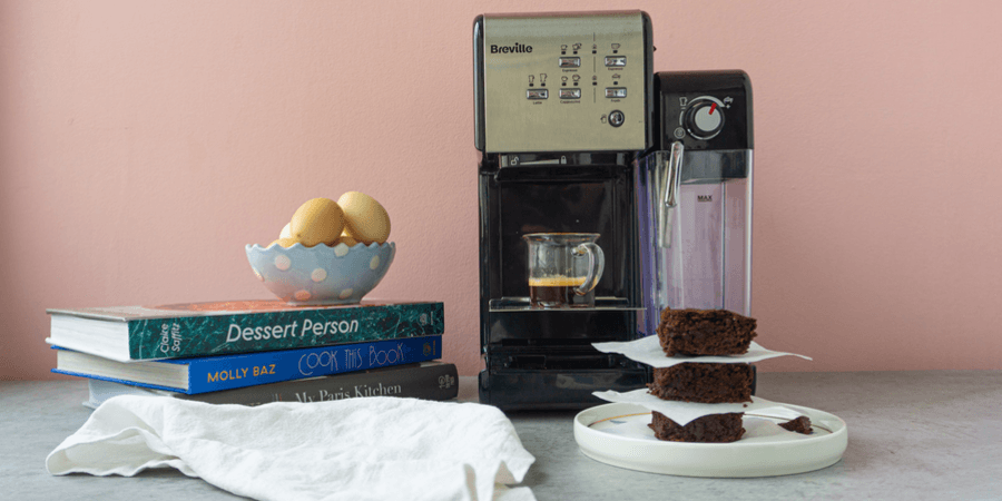 Rețetă Negrese cu cafea (Coffee brownies) la Breville Prima Latte II