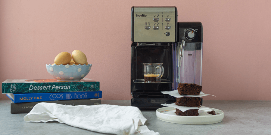 Rețetă Negrese cu cafea (Coffee brownies) la Breville Prima Latte II