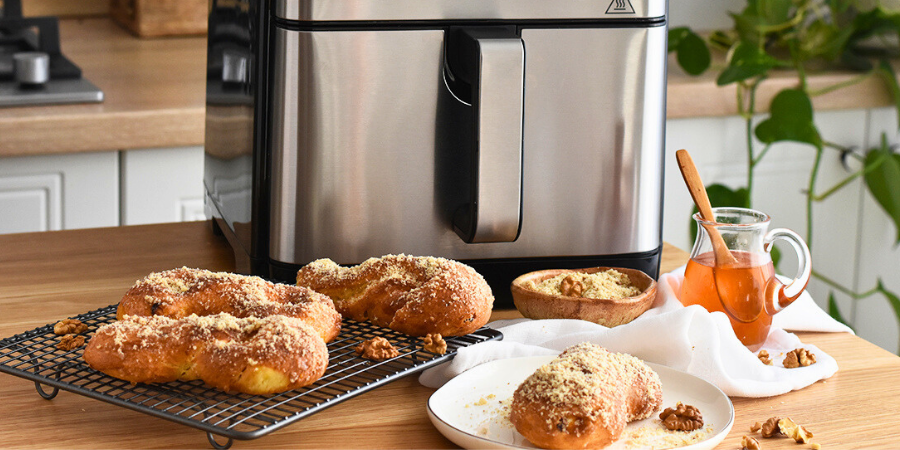 Rețetă mucenici la airfryer Halo Air, XL, Breville by Corina Ureche