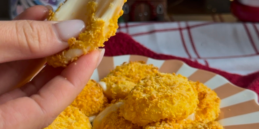 Rețetă bulete de cașcaval la airfryer Breville de 10L by Alexandra Banu