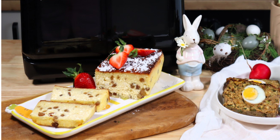 Rețetă pască fără aluat la airfryer Breville Halo Flexi by Teos Kitchen